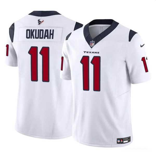 Youth Houston Texans #11 Jeff Okudah White 2024 F.U.S.E. Vapor Untouchable Limited Stitched Jersey Dzhi->youth nfl jersey->Youth Jersey